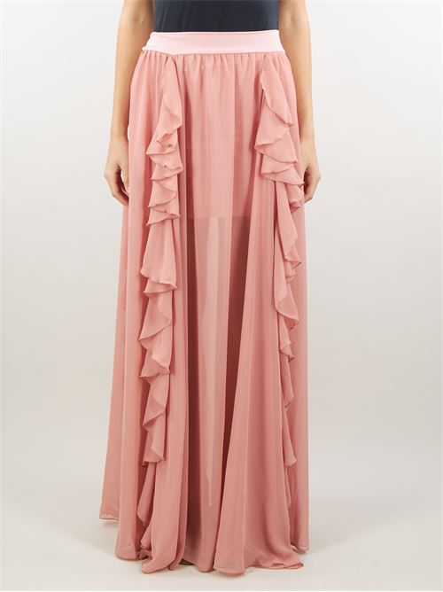 Long skirt with ruffles District Margherita Mazzei DISTRICT MARGHERITA MAZZEI | Skirt | 4LU666117